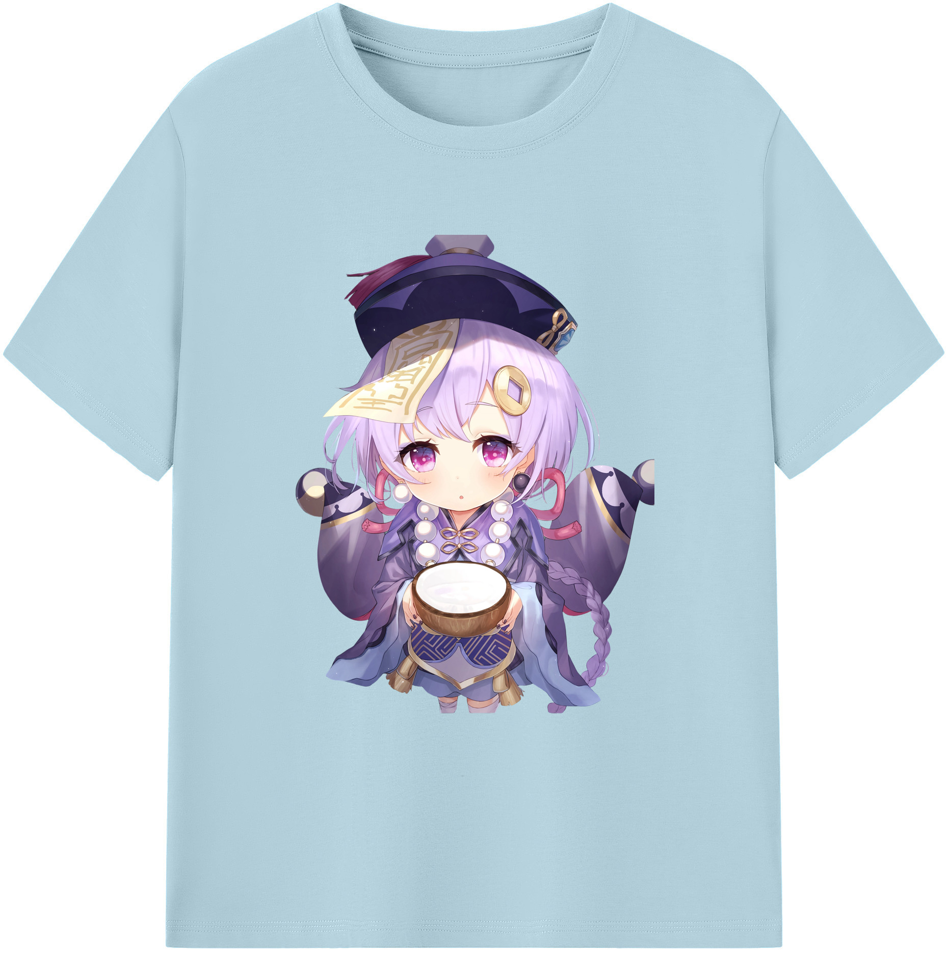 げんし神 七七 なな  genshin Nana 綿100％半袖Tシャツ（フロントプリント）
